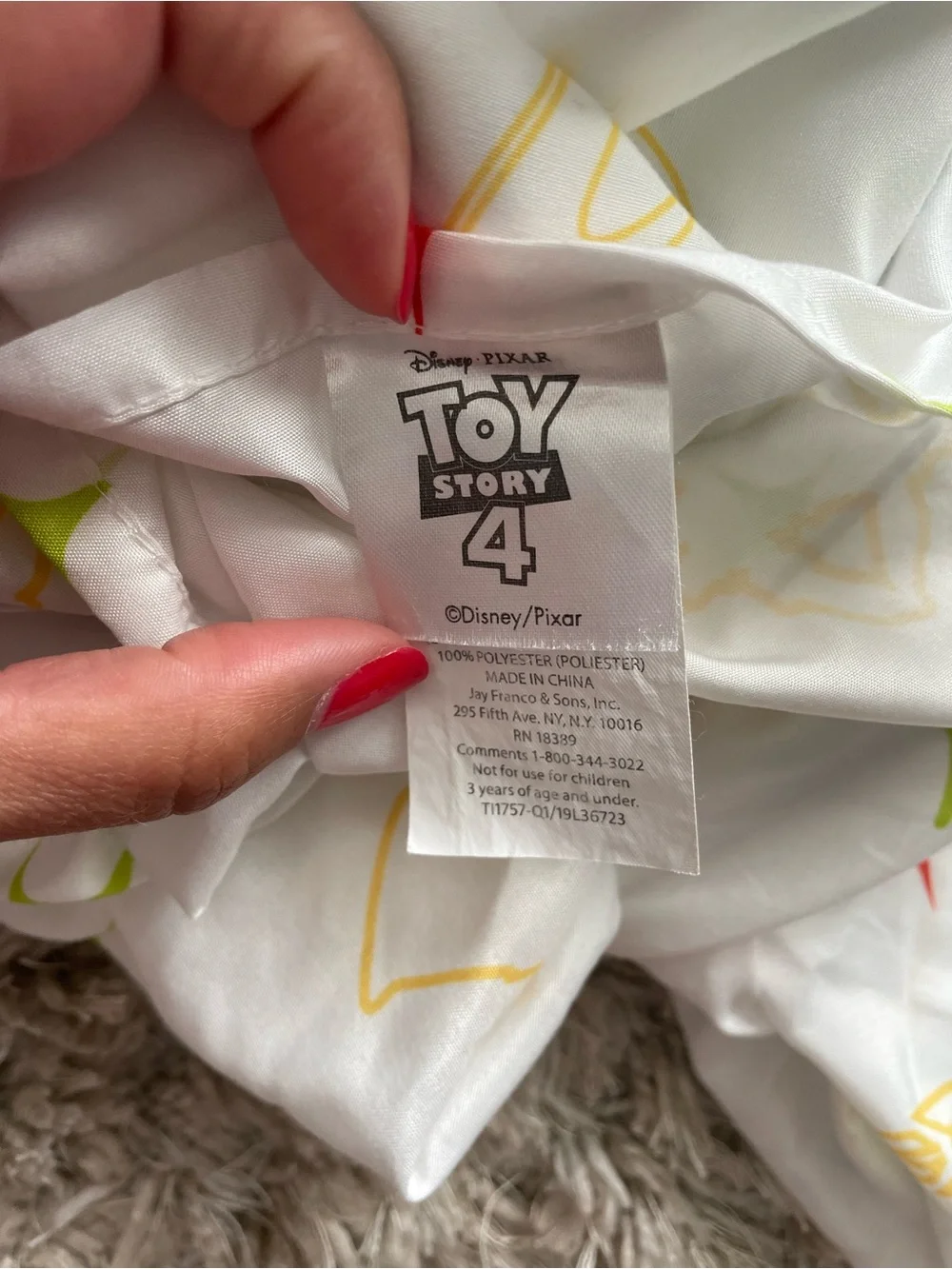 Toy Story 4 Full size bed sheet set